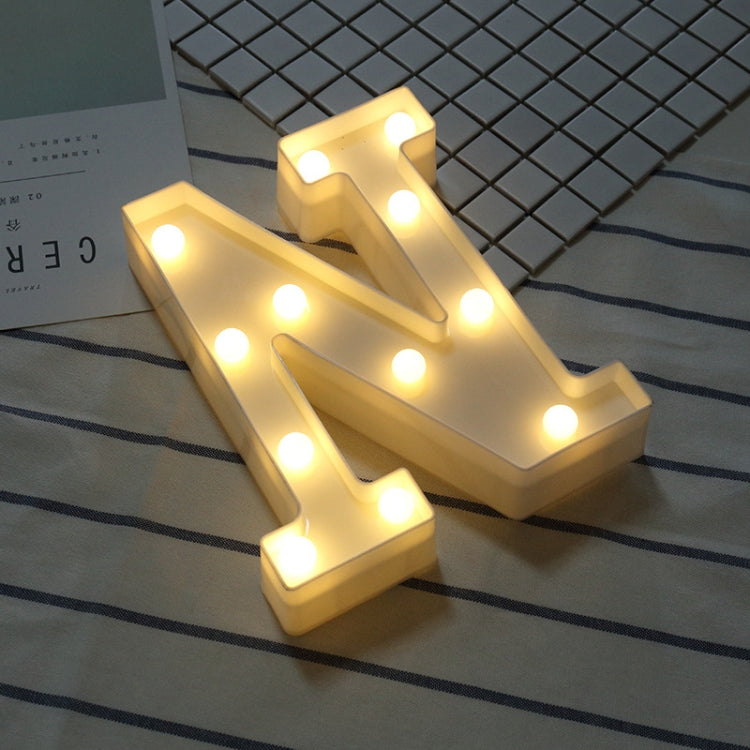 ไฟ LED แขวนตั้งพื้นสีขาวอุ่น ใช้แบตเตอรี่ รุ่น A, N, B, O, C, P, D, Q, E, R, F, G, T, U, V, I, W, J, K, X, L, M, Z