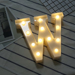 ไฟ LED แขวนตั้งพื้นสีขาวอุ่น ใช้แบตเตอรี่ รุ่น A, N, B, O, C, P, D, Q, E, R, F, G, T, U, V, I, W, J, K, X, L, M, Z
