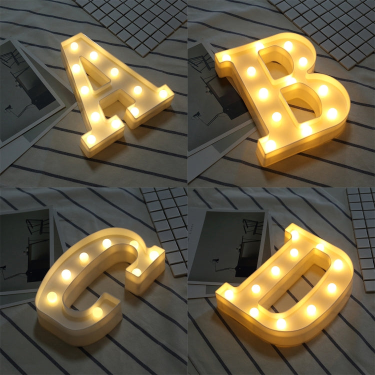 ไฟ LED แขวนตั้งพื้นสีขาวอุ่น ใช้แบตเตอรี่ รุ่น A, N, B, O, C, P, D, Q, E, R, F, G, T, U, V, I, W, J, K, X, L, M, Z