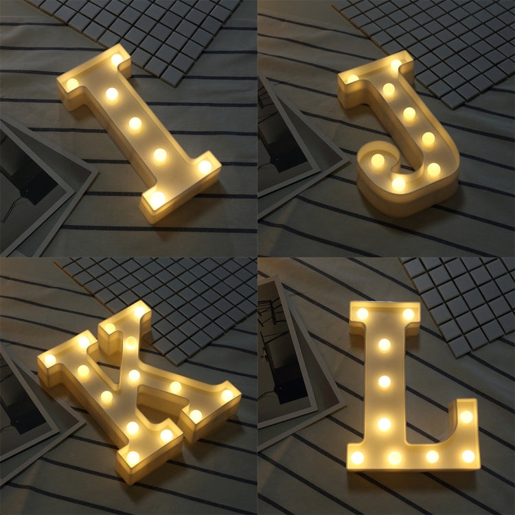 ไฟ LED แขวนตั้งพื้นสีขาวอุ่น ใช้แบตเตอรี่ รุ่น A, N, B, O, C, P, D, Q, E, R, F, G, T, U, V, I, W, J, K, X, L, M, Z