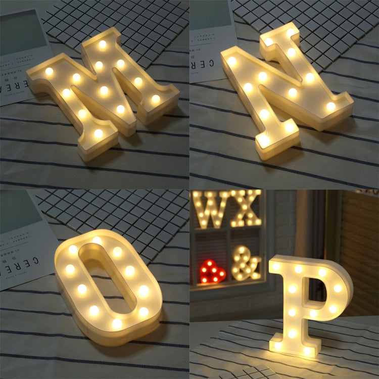 ไฟ LED แขวนตั้งพื้นสีขาวอุ่น ใช้แบตเตอรี่ รุ่น A, N, B, O, C, P, D, Q, E, R, F, G, T, U, V, I, W, J, K, X, L, M, Z
