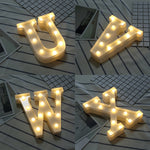 ไฟ LED แขวนตั้งพื้นสีขาวอุ่น ใช้แบตเตอรี่ รุ่น A, N, B, O, C, P, D, Q, E, R, F, G, T, U, V, I, W, J, K, X, L, M, Z