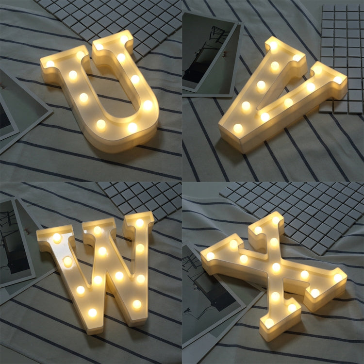 ไฟ LED แขวนตั้งพื้นสีขาวอุ่น ใช้แบตเตอรี่ รุ่น A, N, B, O, C, P, D, Q, E, R, F, G, T, U, V, I, W, J, K, X, L, M, Z