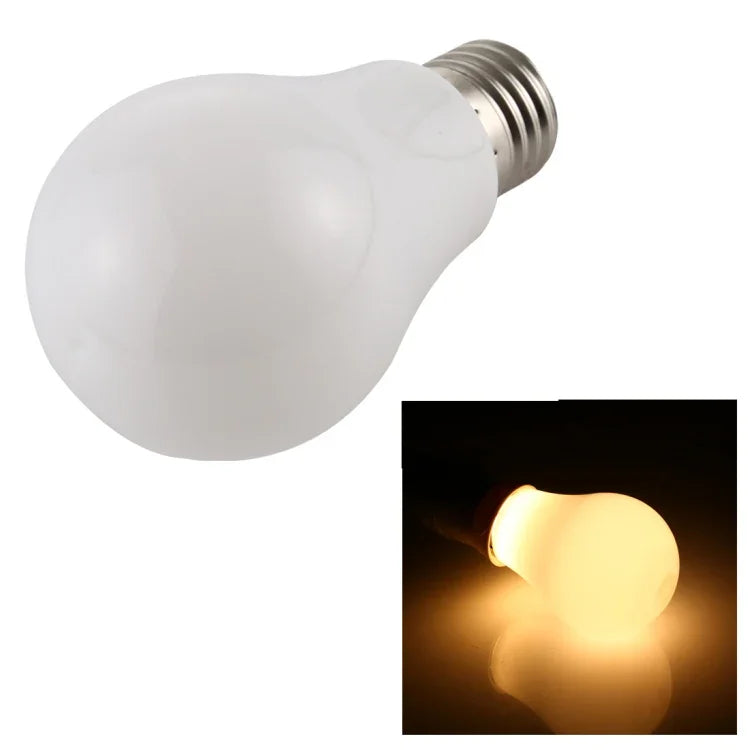 หลอดไฟ LED ประหยัดพลังงาน 7W 500LM E27 2835 28 ดวง ไม่มีการกระพริบ สีแสง: ขาววอร์ม, AC 85-265V, 7W