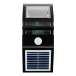 ไฟผนังกลางแจ้ง 80 LM 6000-6500K พร้อมแผงโซลาร์เซลล์ 5V 0.5W, แสงขาว 0.2W