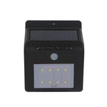 ไฟผนังเซนเซอร์ตรวจจับการเคลื่อนไหวพลังงานแสงอาทิตย์ 8 LEDs พร้อมแผงโซลาร์เซลล์, 8 LEDs แสงขาว