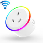 ปลั๊กสมาร์ท WiFi ควบคุมระยะไกลไฟ RGB 10A ใช้งานกับ Alexa & Google Home & IFTTT, AC 100-240V, ปลั๊ก AU, XS-A17
