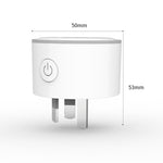 ปลั๊กสมาร์ท WiFi ควบคุมระยะไกลไฟ RGB 10A ใช้งานกับ Alexa & Google Home & IFTTT, AC 100-240V, ปลั๊ก AU, XS-A17