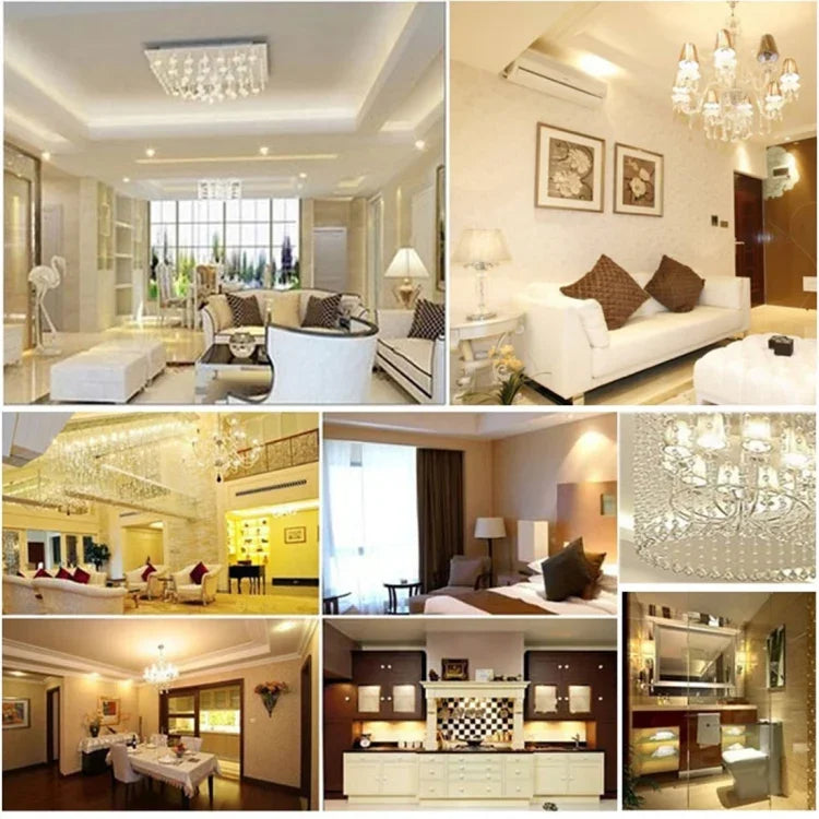 หลอดไฟ LED 56 ดวง SMD 5730, AC 220V, 5W แสงขาว 220V, 5W แสงวอร์มไวท์ 220V