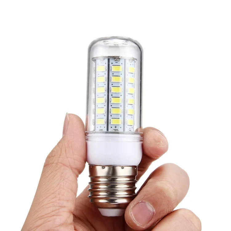 หลอดไฟ LED 56 ดวง SMD 5730, AC 220V, 5W แสงขาว 220V, 5W แสงวอร์มไวท์ 220V