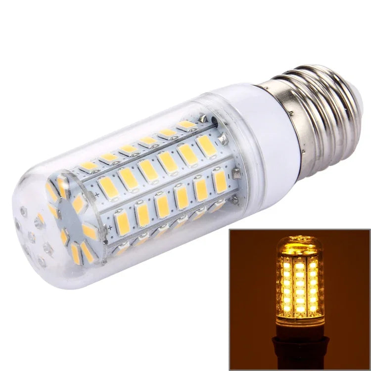 หลอดไฟ LED 56 ดวง SMD 5730, AC 220V, 5W แสงขาว 220V, 5W แสงวอร์มไวท์ 220V