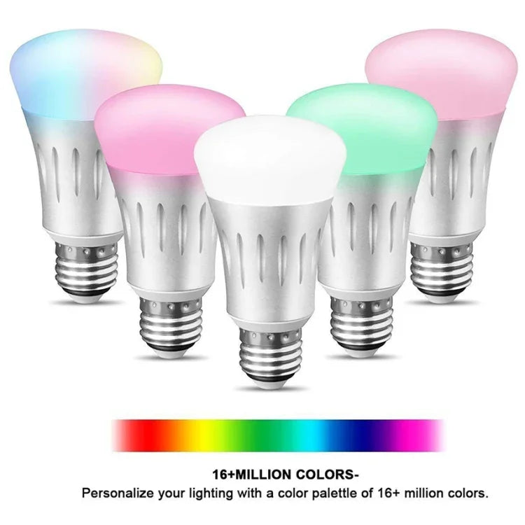 6000K+RGB 600LM ใช้งานร่วมกับ Alexa & Google Home, AC 175-255V