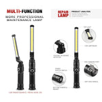 W552 ไฟฉุกเฉินมือถือพับได้ชาร์จไฟผ่าน USB 280LM ขนาด: 13.5 x 3.8 ซม., W552