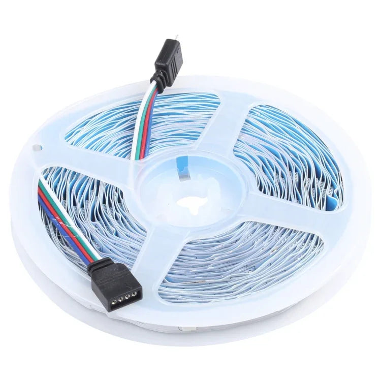 ไฟเส้น LED SMD 5050 300 ดวง ยาว 10 เมตร กันน้ำ IP44 พร้อมรีโมท 24 ปุ่ม, ปลั๊ก EU, 10 เมตร 300 ดวง IP44