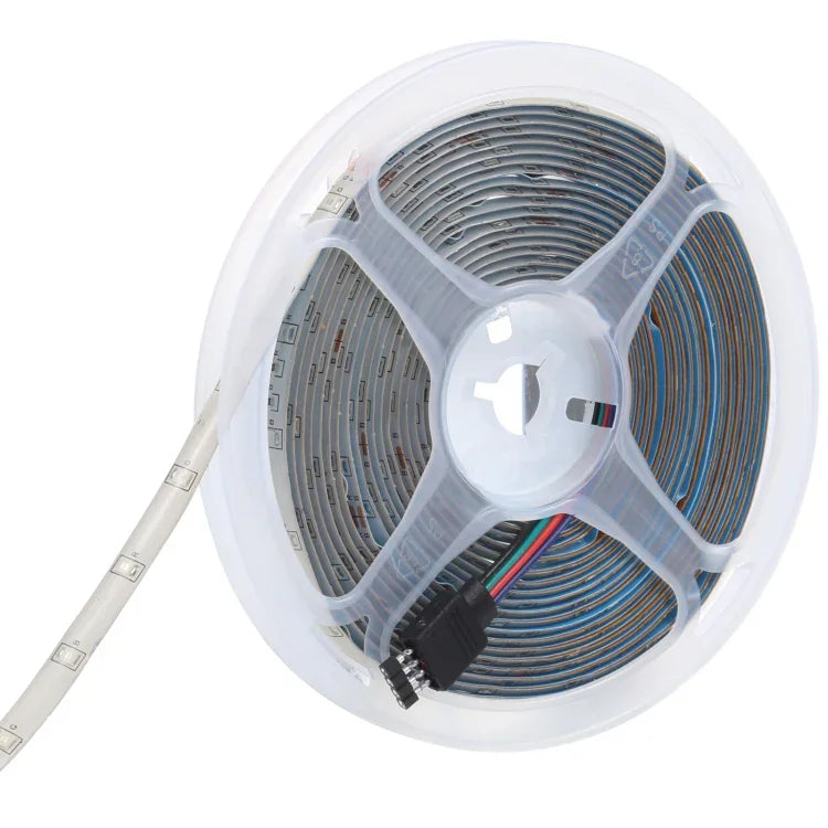 ไฟเส้น LED SMD 2835 1200 ดวง ยาว 20 เมตร กันน้ำ IP65 พร้อมรีโมท 44 ปุ่ม, ปลั๊ก EU, 20 เมตร 1200 ดวง IP65