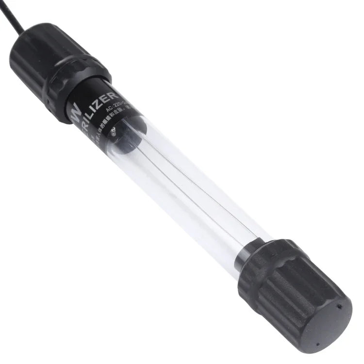 UV-007 หลอดไฟฆ่าเชื้ออัลตราไวโอเลต 7W สำหรับตู้ปลา พร้อมปลั๊ก EU, 7W