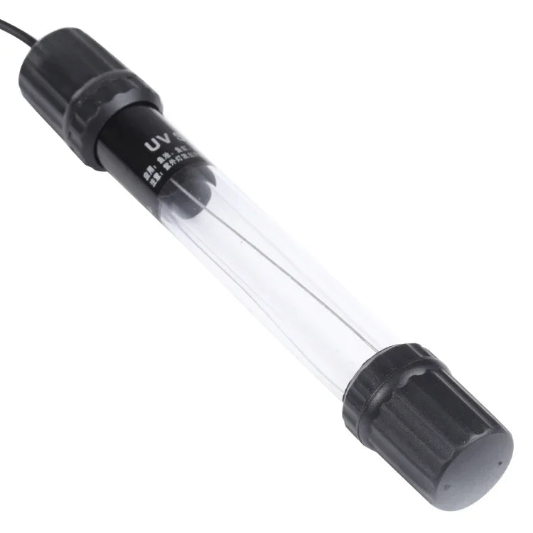 UV-009 หลอดไฟฆ่าเชื้ออัลตราไวโอเลต 9W สำหรับตู้ปลา พร้อมปลั๊ก EU, 9W