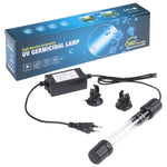 UV-009 หลอดไฟฆ่าเชื้ออัลตราไวโอเลต 9W สำหรับตู้ปลา พร้อมปลั๊ก EU, 9W