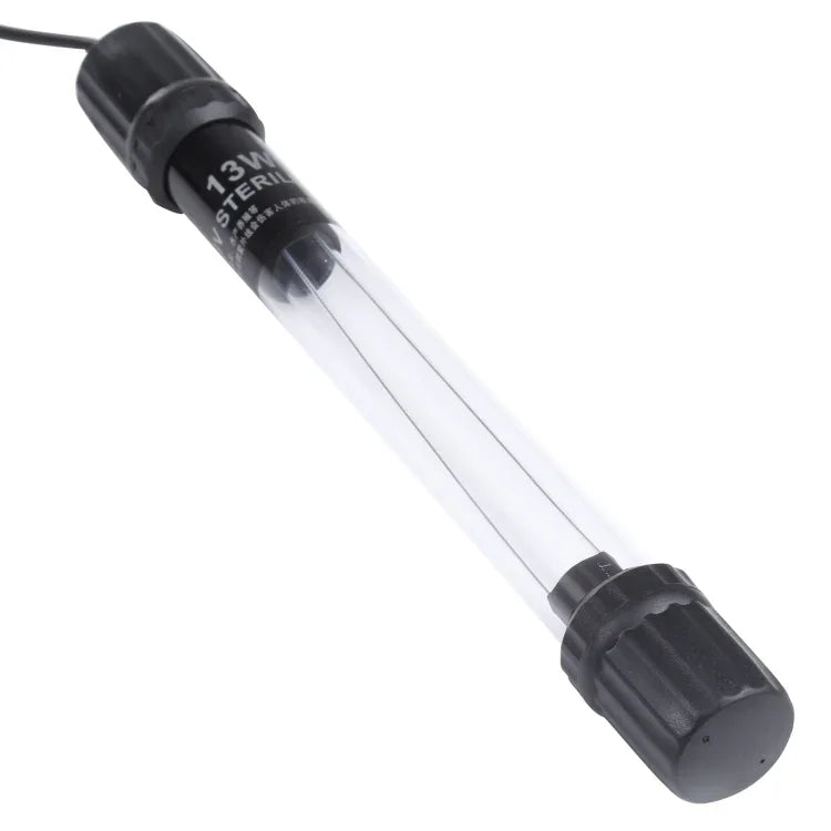 โคมไฟฆ่าเชื้ออัลตราไวโอเลต 13W UV-013 สำหรับตู้ปลา, ปลั๊ก EU, 13W