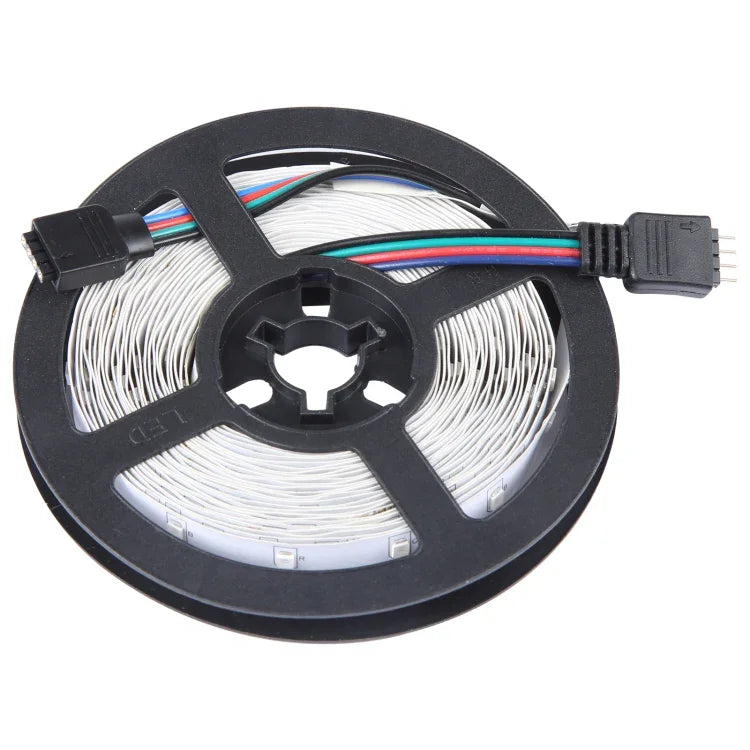 ไฟเชือก LED RGB 2030 SMD 5 เมตร แบบบอร์ดเปลือย, 12V, 2030 SMD RGB LED 5 เมตร แบบบอร์ดเปลือย