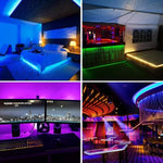 ไฟเชือก LED RGB 2030 SMD 5 เมตร แบบบอร์ดเปลือย, 12V, 2030 SMD RGB LED 5 เมตร แบบบอร์ดเปลือย