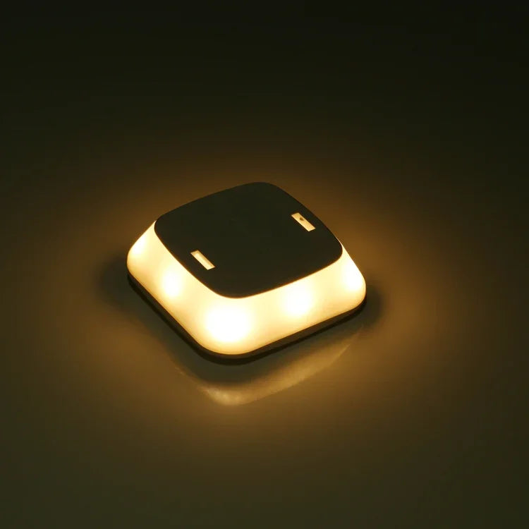 ไฟเซ็นเซอร์ตรวจจับร่างกายมนุษย์ LED สี่เหลี่ยม CL053, รุ่นแบตเตอรี่