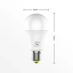 หลอดไฟอัจฉริยะ LED 9W 110V E27 RGBCW WIFI ไร้สายสำหรับระบบอัตโนมัติในบ้านอัจฉริยะ, 110V