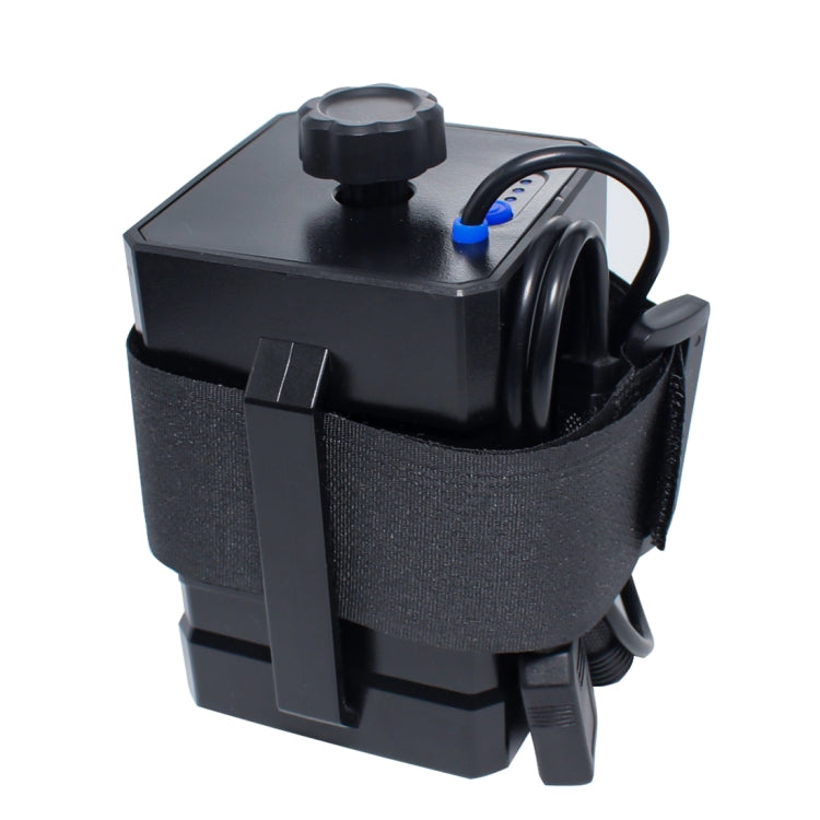กล่องแบตเตอรี่กันน้ำ IPX7 3 ช่อง 18650/26650 พร้อมหัวกลม 12v และพอร์ต USB 5v แรงดันไฟฟ้าขาออก ไม่รวมแบตเตอรี่, 12v