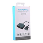 อะแดปเตอร์แปลง VGA เป็น HDMI + VGA 15 พิน พร้อมเสียง 2 in 1