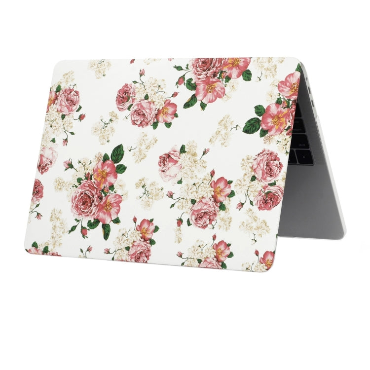 เคสป้องกัน Macbook Pro 15.4 นิ้ว รุ่นใหม่ปี 2016 A1707 ลายกุหลาบจีนพร้อมสติ๊กเกอร์กันน้ำ