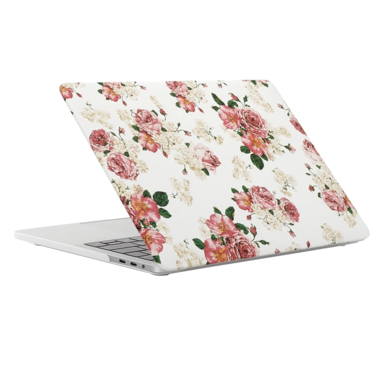 เคสป้องกัน Macbook Pro 15.4 นิ้ว รุ่นใหม่ปี 2016 A1707 ลายกุหลาบจีนพร้อมสติ๊กเกอร์กันน้ำ