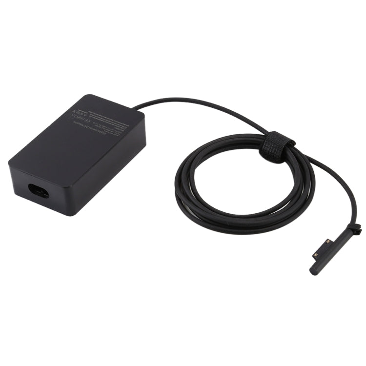 อะแดปเตอร์ชาร์จไฟ AC 15V 2.58A 44W รุ่น A1625 สำหรับ Microsoft Surface Pro 6 / Pro 5 (2017) / Pro 4, ปลั๊ก EU, MBC0294A, MBC0294D