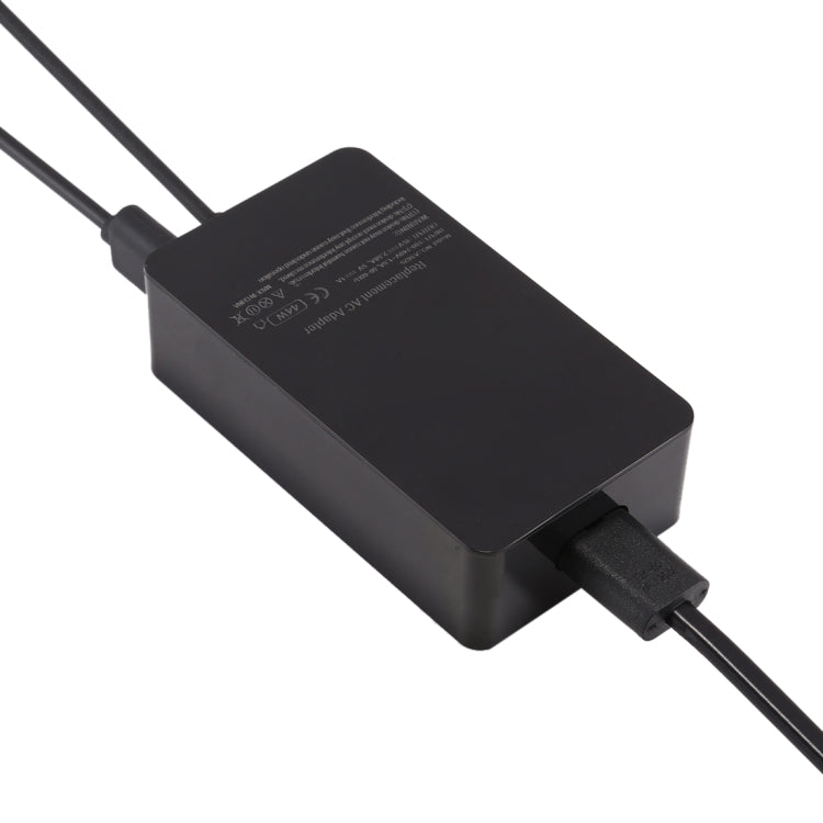 อะแดปเตอร์ชาร์จไฟ AC 15V 2.58A 44W รุ่น A1625 สำหรับ Microsoft Surface Pro 6 / Pro 5 (2017) / Pro 4, ปลั๊ก EU, MBC0294A, MBC0294D