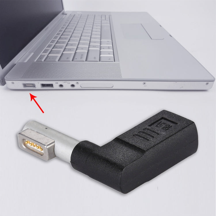 อะแดปเตอร์ชาร์จ USB-C / Type-C ตัวเมียเป็น 5 พิน MagSafe 1 (ทรงตัวแอล) ตัวผู้, Type-C เป็น MagSafe 1