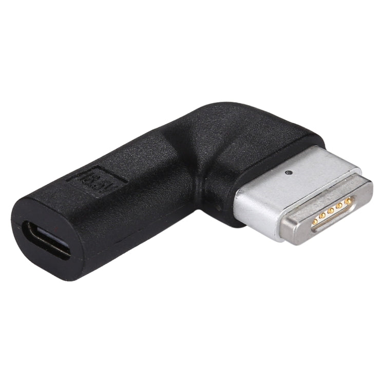 อะแดปเตอร์ชาร์จ USB-C / Type-C ตัวเมียเป็น 5 พิน MagSafe 2 (ทรงตัวที) ตัวผู้, Type-C เป็น MagSafe 2