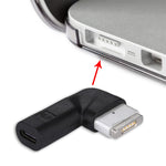 อะแดปเตอร์ชาร์จ USB-C / Type-C ตัวเมียเป็น 5 พิน MagSafe 2 (ทรงตัวที) ตัวผู้, Type-C เป็น MagSafe 2