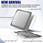เคสป้องกันแล็ปท็อปสองสี PC + TPU สำหรับ MacBook Pro 13 นิ้ว 2022 & A2289 / A2251 / A2338 2020