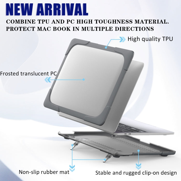 เคสป้องกันแล็ปท็อปสองสี PC + TPU สำหรับ MacBook Pro 13 นิ้ว 2022 & A2289 / A2251 / A2338 2020