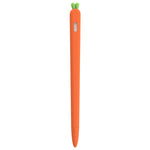 LOVE MEI เคสซิลิโคนป้องกันปากกา Stylus รูปแครอท สำหรับ Apple Pencil 2