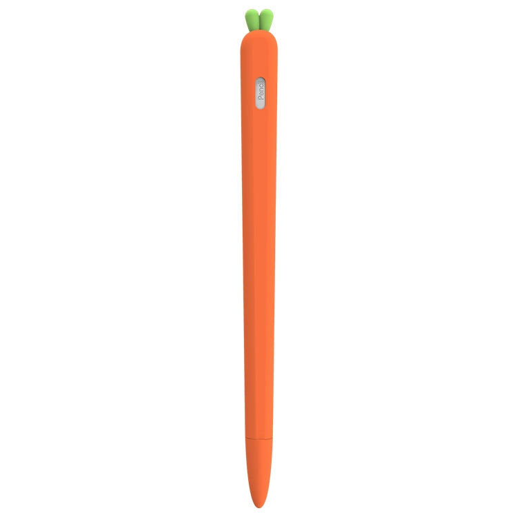 LOVE MEI เคสซิลิโคนป้องกันปากกา Stylus รูปแครอท สำหรับ Apple Pencil 2