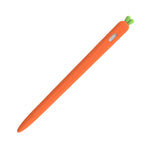 LOVE MEI เคสซิลิโคนป้องกันปากกา Stylus รูปแครอท สำหรับ Apple Pencil 2