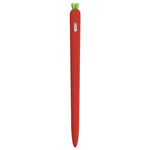 LOVE MEI เคสซิลิโคนป้องกันปากกา Stylus รูปแครอท สำหรับ Apple Pencil 2