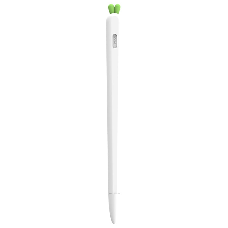 LOVE MEI เคสซิลิโคนป้องกันปากกา Stylus รูปแครอท สำหรับ Apple Pencil 2