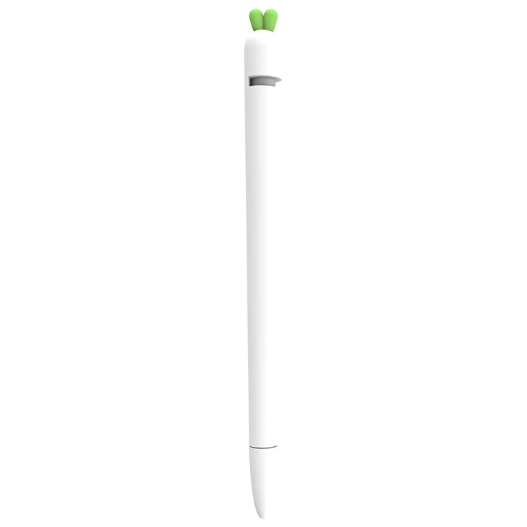 LOVE MEI เคสซิลิโคนป้องกันสำหรับปากกา Stylus รูปแครอท Apple Pencil 1, สำหรับ Apple Pencil 1