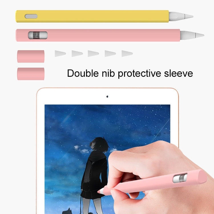 LOVE MEI เคสซิลิโคนป้องกันสำหรับปากกา Stylus รูปสามเหลี่ยม Apple Pencil 2, สำหรับ Apple Pencil 2