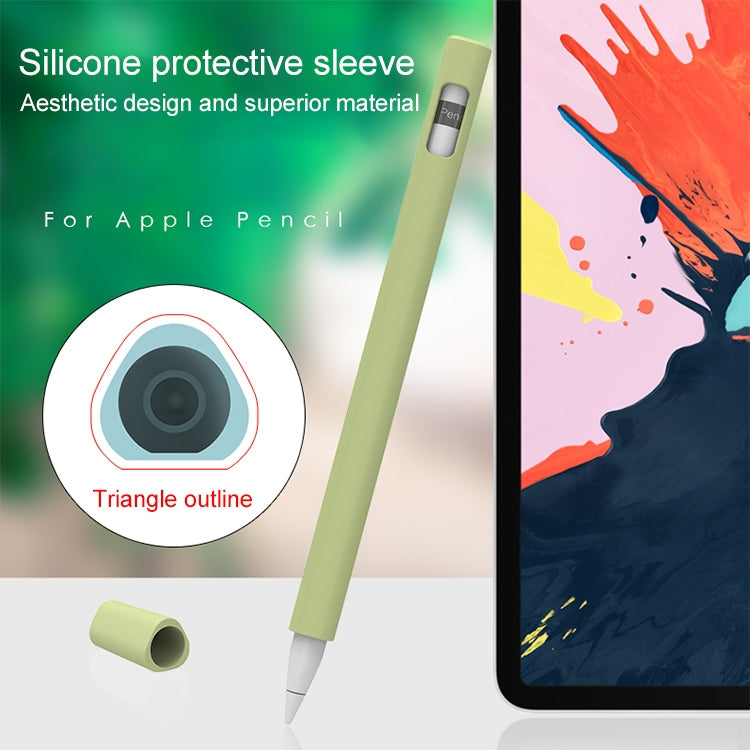 LOVE MEI เคสซิลิโคนป้องกันสำหรับปากกา Stylus รูปสามเหลี่ยม Apple Pencil 1, สำหรับ Apple Pencil 1