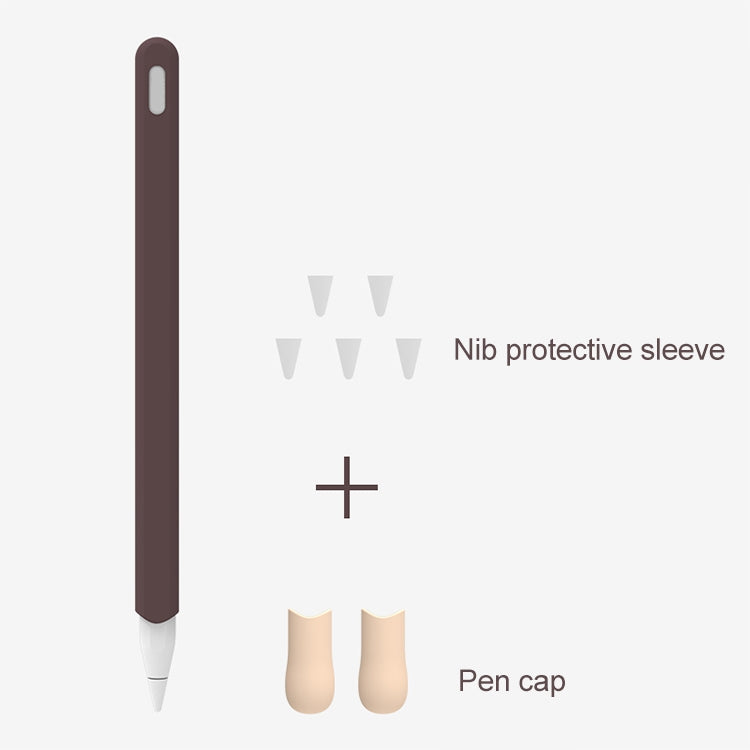 LOVE MEI เคสซิลิโคนป้องกันสำหรับปากกา Stylus ลายเส้น Apple Pencil 2, สำหรับ Apple Pencil 2