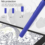 LOVE MEI เคสซิลิโคนป้องกันสำหรับปากกา Stylus รูปนิ้วกลาง Apple Pencil 2, สำหรับ Apple Pencil 2