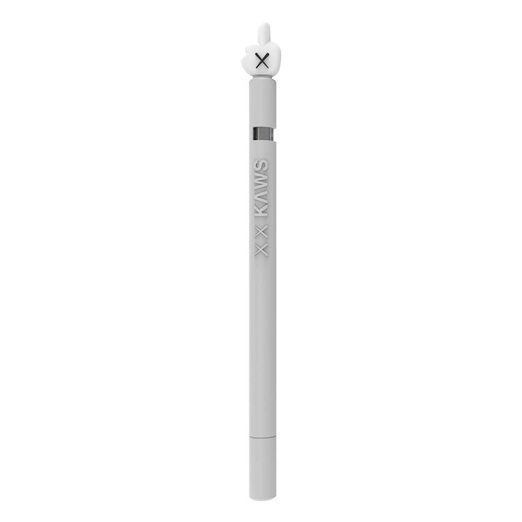 LOVE MEI เคสซิลิโคนป้องกันสำหรับปากกา Stylus รูปนิ้วกลาง Apple Pencil 1, สำหรับ Apple Pencil 1