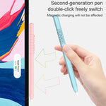 LOVE MEI เคสซิลิโคนป้องกันสำหรับปากกา Stylus ลายตัวเลขและตัวอักษร Apple Pencil 2, สำหรับ Apple Pencil 2